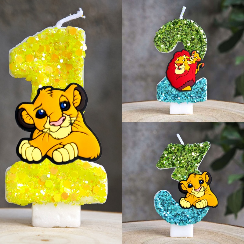 Zebra Candle Supplies - Vela simba do rei leão número