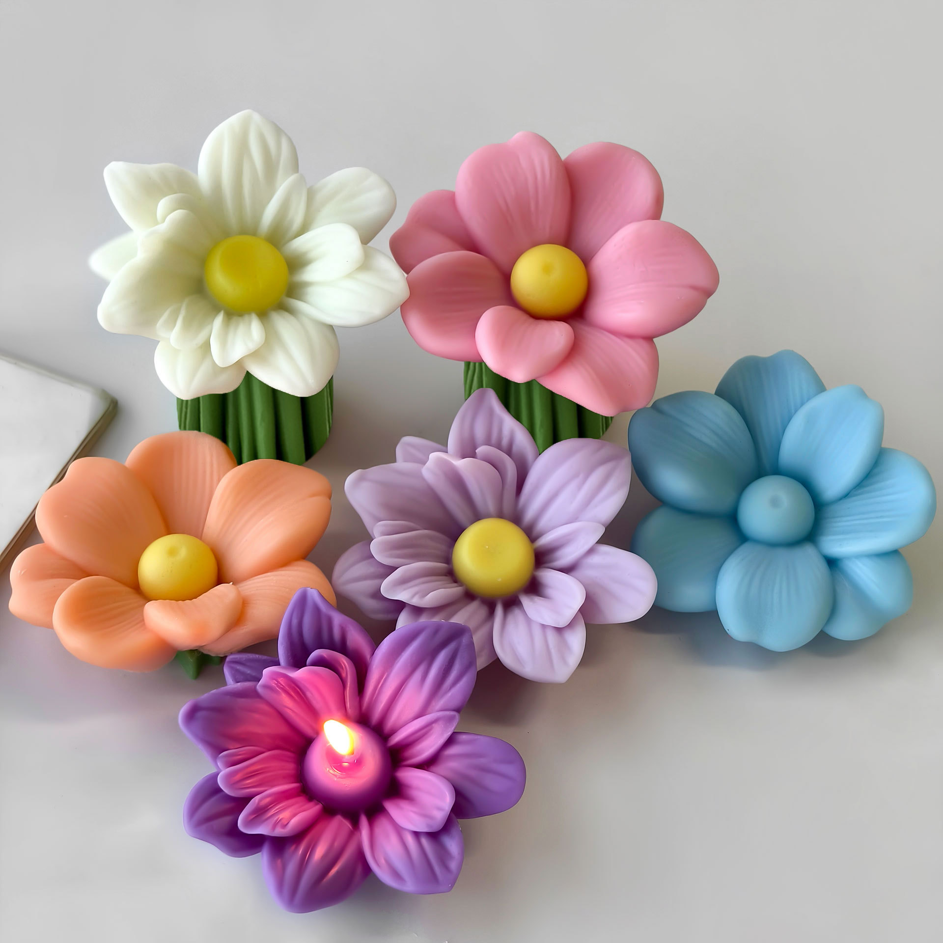 Candle Supplies Store - Diy flores aroma vela molde de