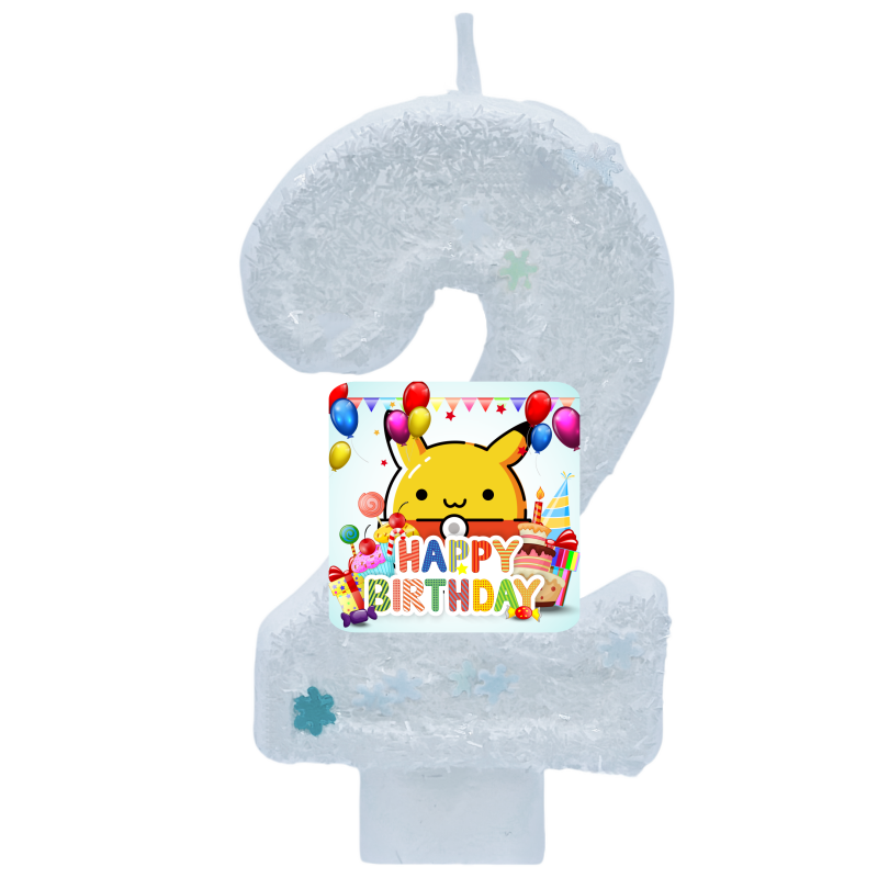 Zebra Candle Supplies - Velas Temáticas de Monstros Pokémon Pikachu