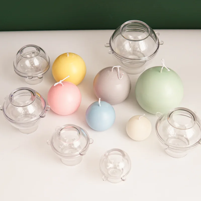 Candle Making Supplies For Beginners - Molde de vela esférica de 5-8cm,