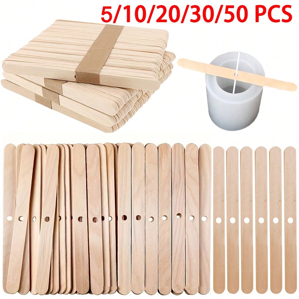 Candle Making Supplies For Beginners - 5/10/20/30/50 peças Suporte de Pavio de