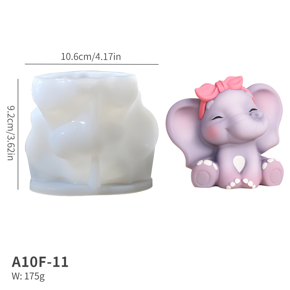 3d bonito elefante molde de si - Candle Making Supplies For Beginners avaliação e preço