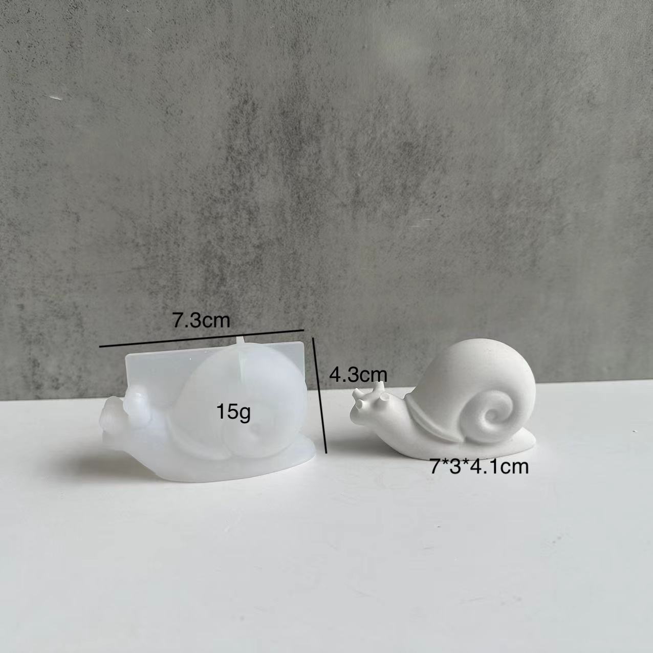 Caracol animal molde de silico - Candle Supplies Store avaliação e preço