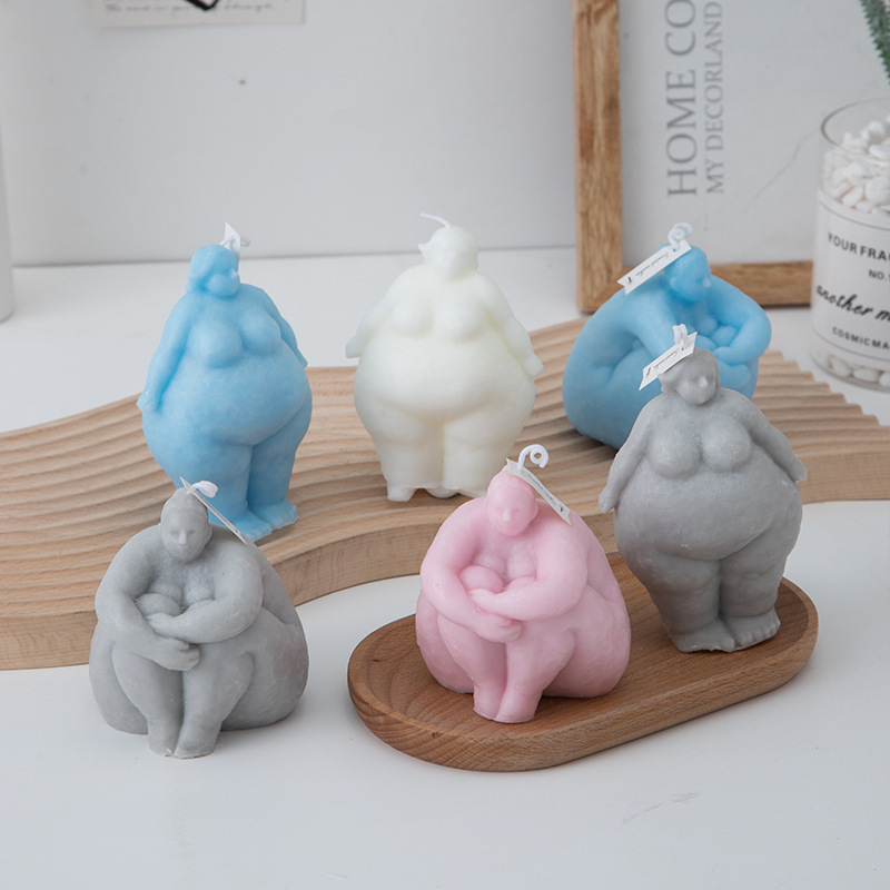 3d mulher gorda/homem retrato  - Candle Making Supplies For Beginners avaliação e preço