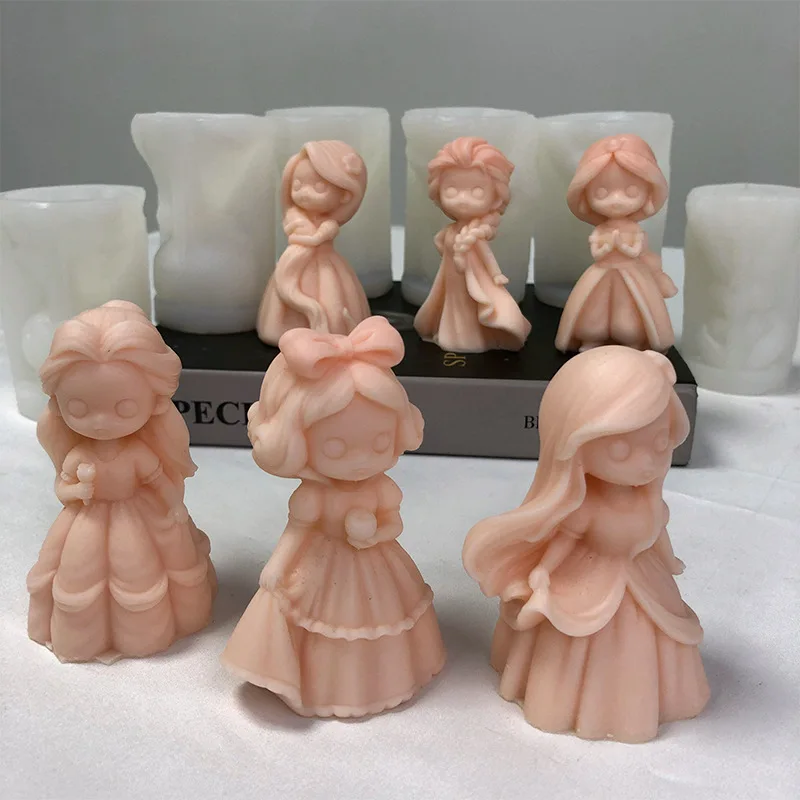 Silicone Princesa Boneca Vela  - Candle Making Supplies For Beginners avaliação e preço