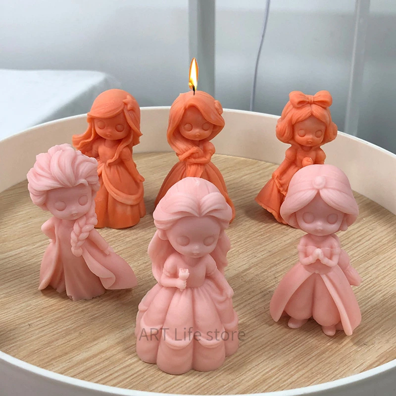 Silicone Princesa Boneca Vela  - Candle Making Supplies For Beginners avaliação e preço