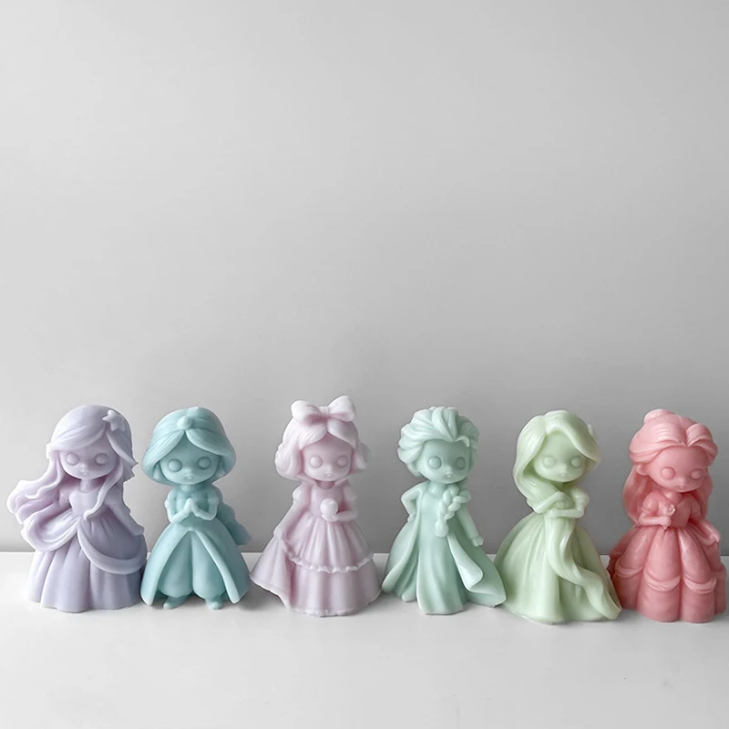 Silicone Princesa Boneca Vela  - Candle Making Supplies For Beginners avaliação e preço