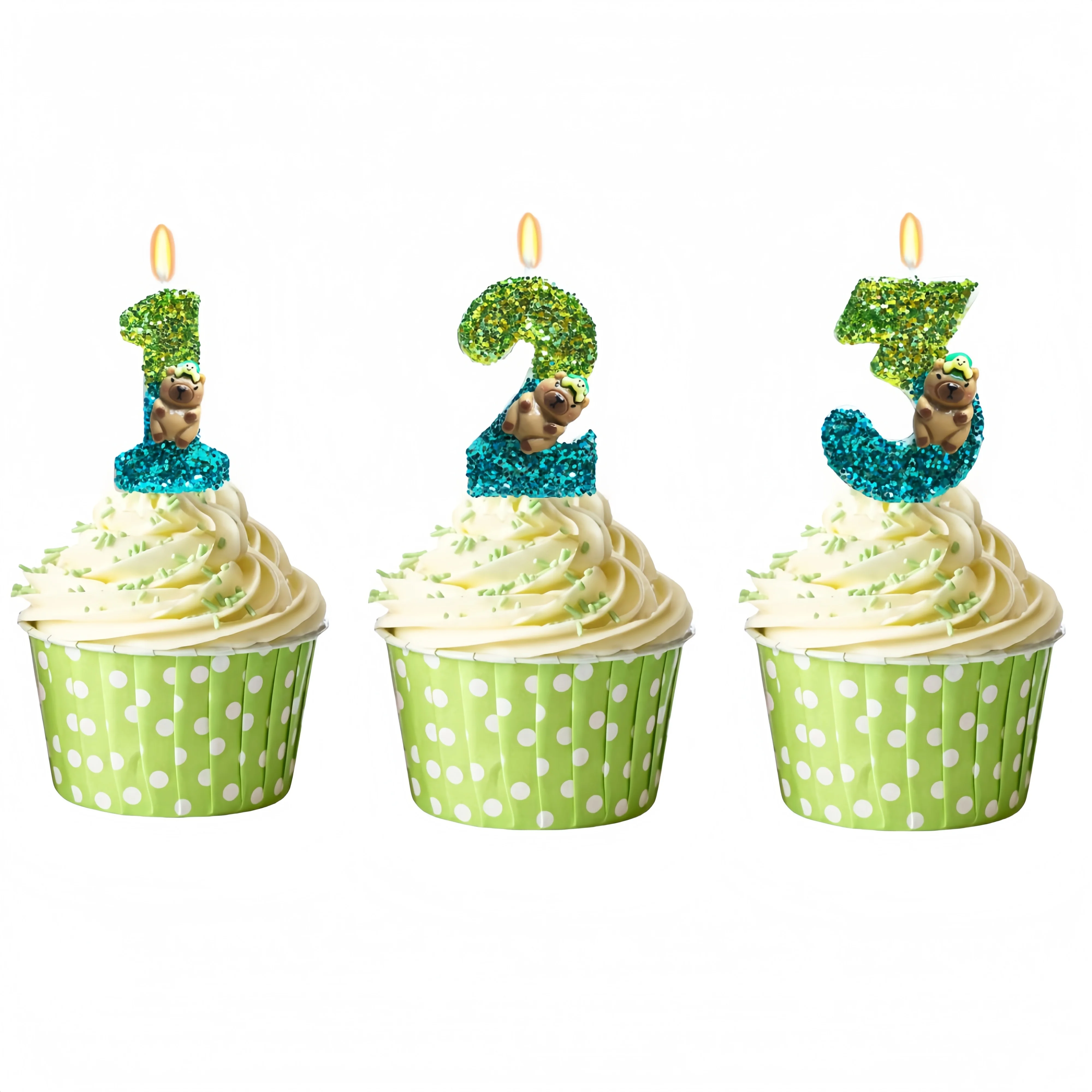 Velas de festa Capybara, númer - Zebra Candle Supplies avaliação e preço