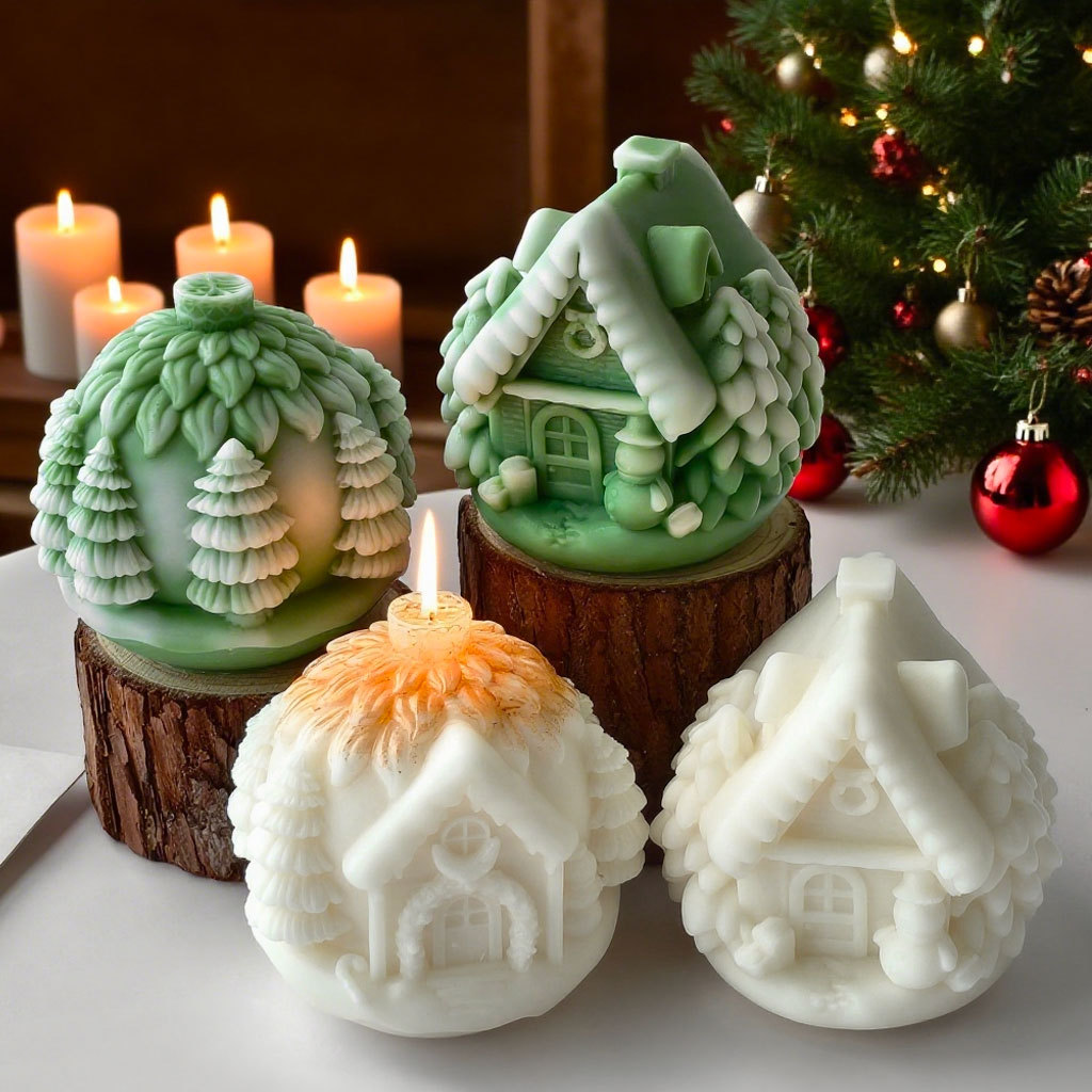 Diy casa da árvore de natal mo - Candle Supplies Store avaliação e preço