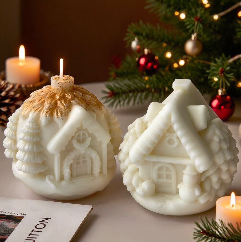 Diy casa da árvore de natal mo - Candle Supplies Store avaliação e preço