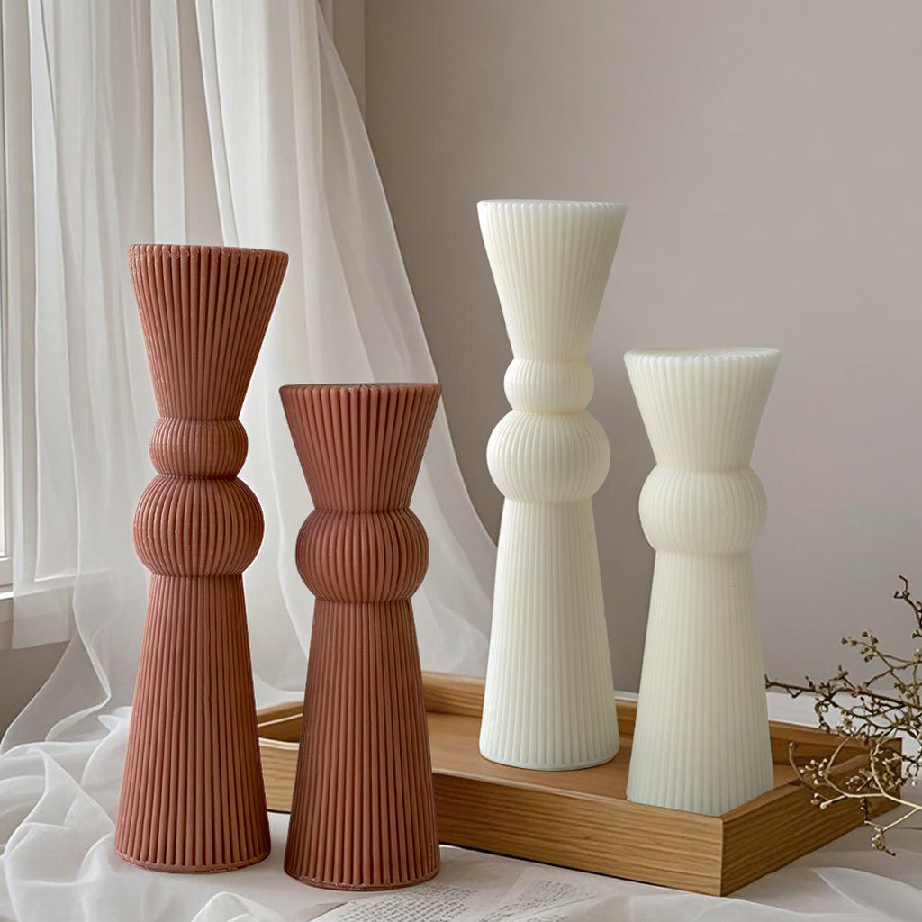 Diy haste longa listrado pilar - Candle Supplies Store avaliação e preço